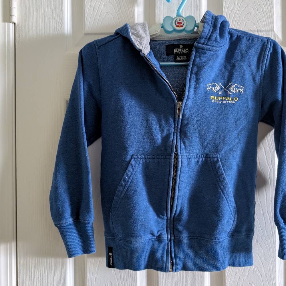 4 For $12 Bundle - Buffalo David Bitton Kids Navy Zip-Up Hoodie